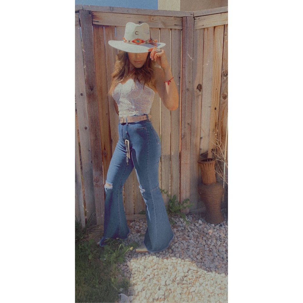 High Rise Flare Jeans